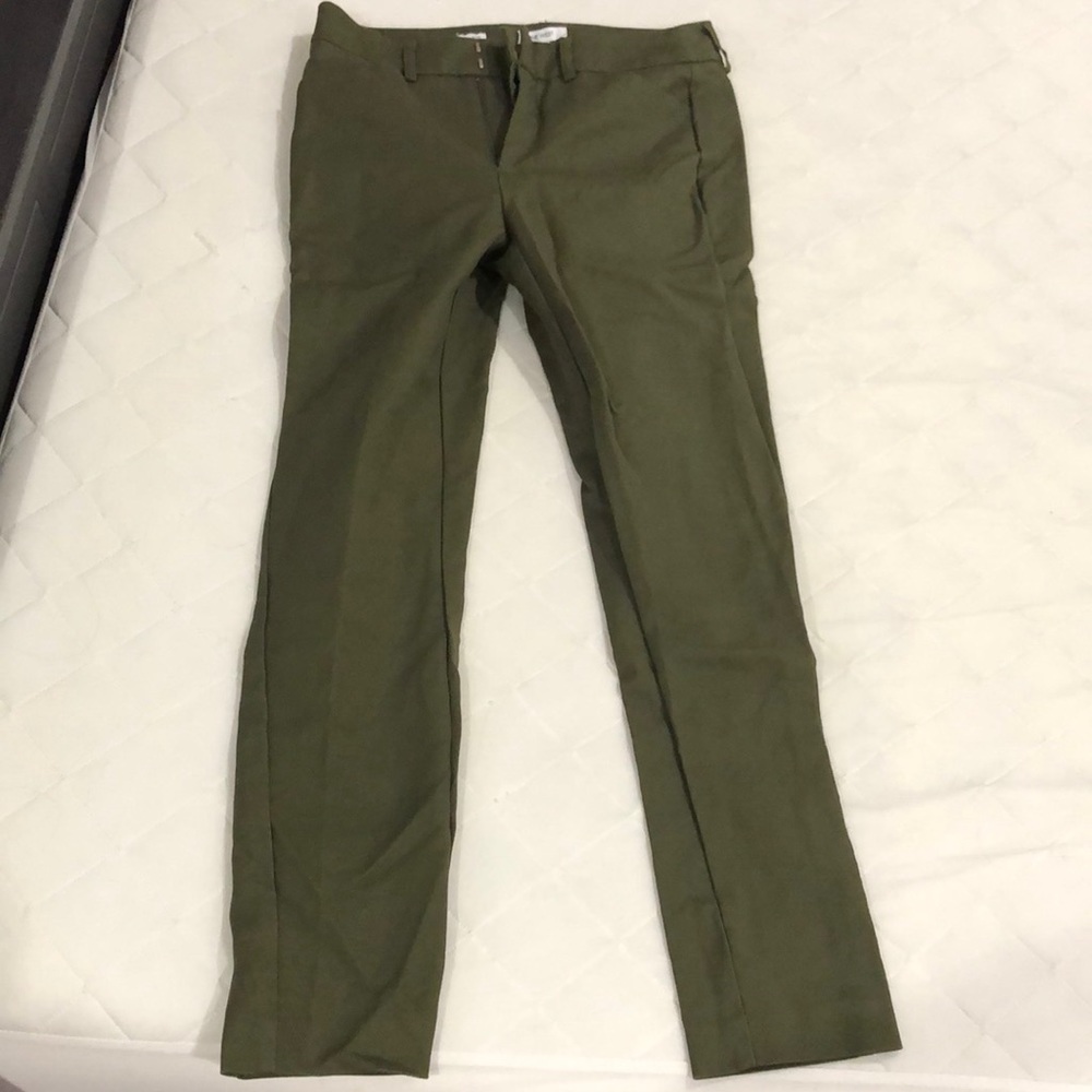 Nine West olive green dress pants